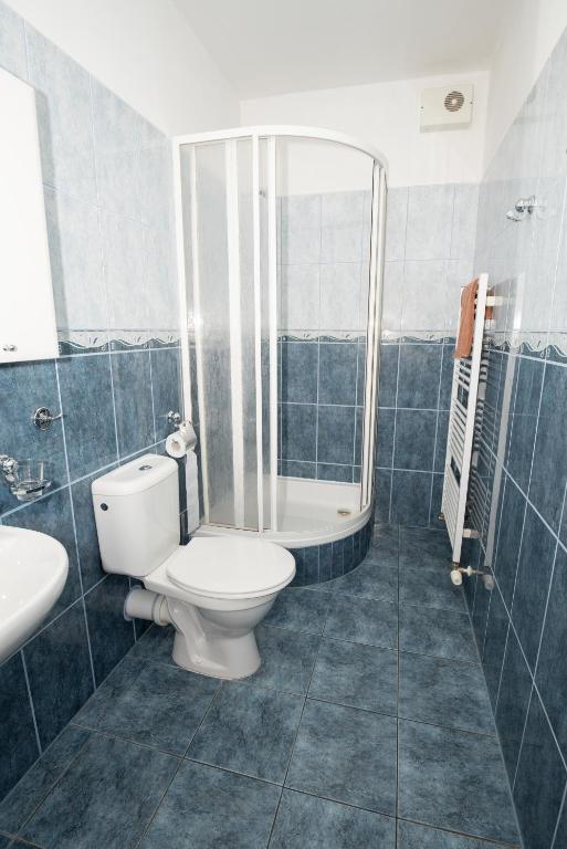Koupelna v ubytování PENZION MAXIM