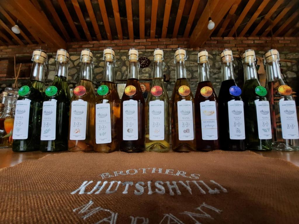 Nápoje v ubytování Brothers khutsishvili wine cellar