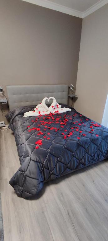 Łóżko lub łóżka w pokoju w obiekcie Etnea Gioeni House Suite