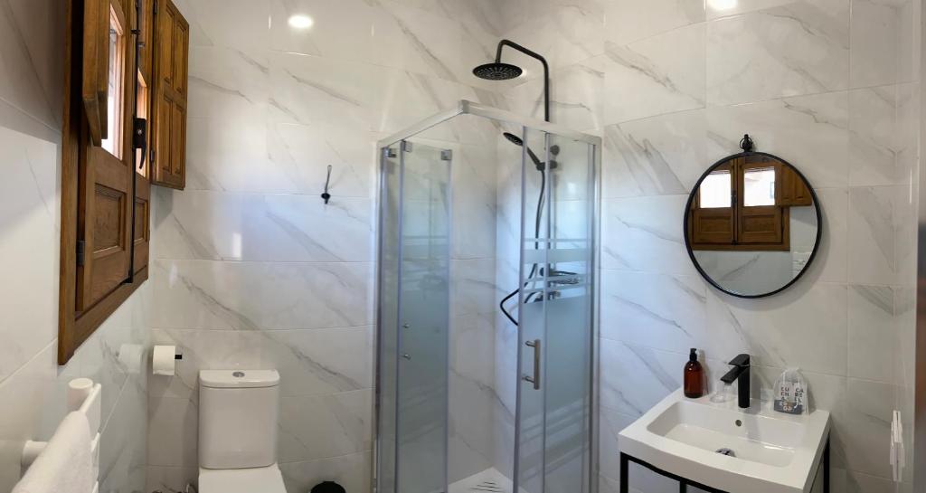 A bathroom at Casa Elsa Almagro