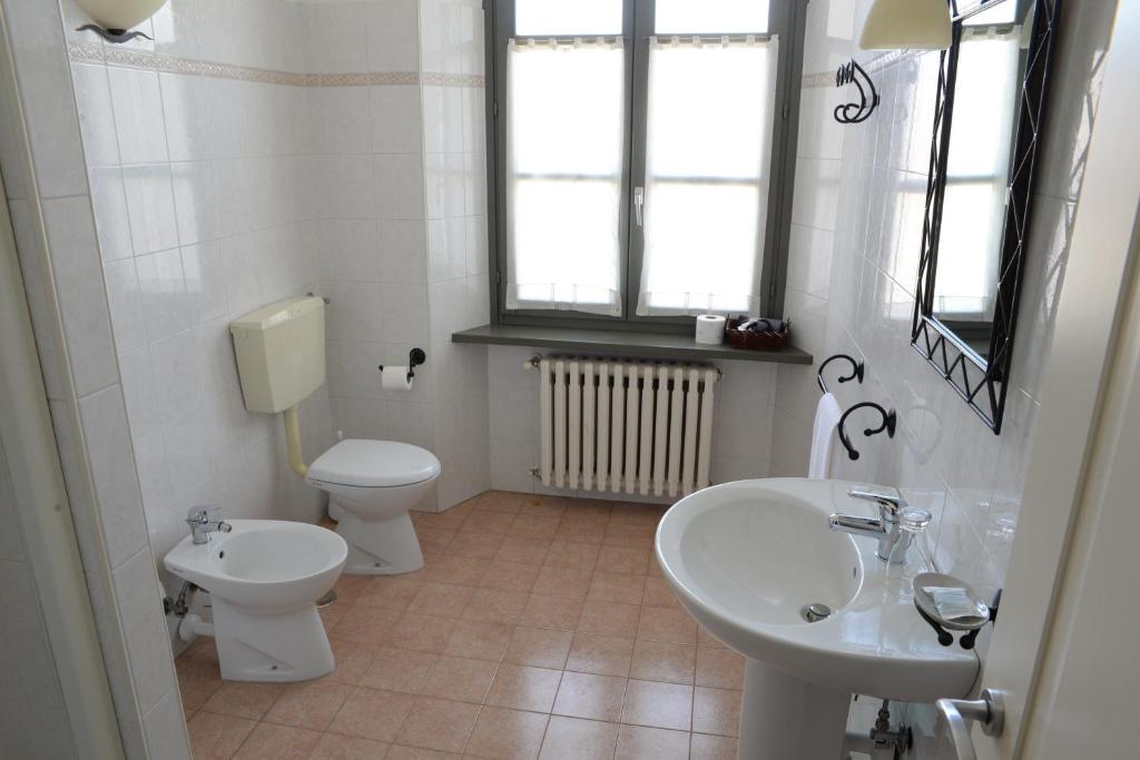 Koupelna v ubytování Villa Chiara Hotel