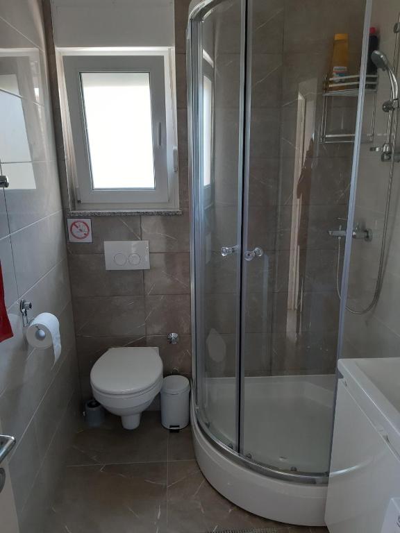 Koupelna v ubytování Gita Apartmani