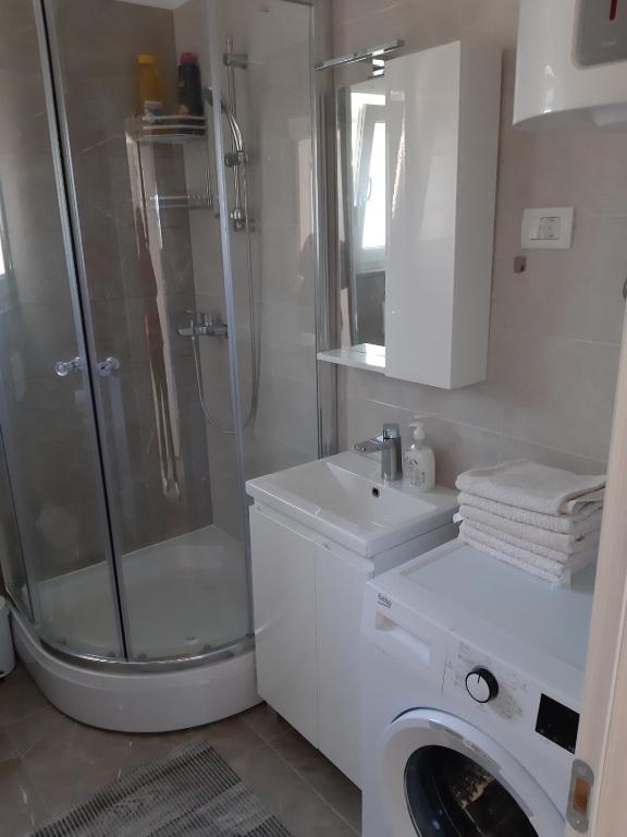 Koupelna v ubytování Gita Apartmani