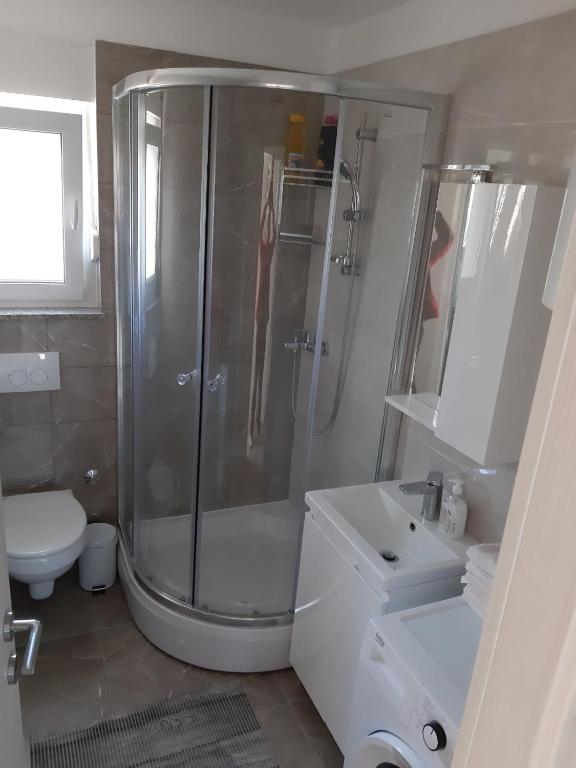 Koupelna v ubytování Gita Apartmani