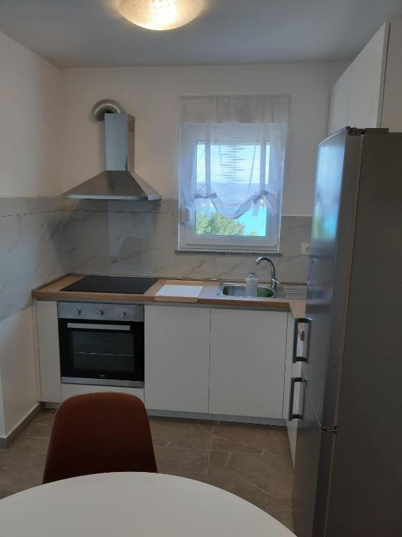 Kuchyň nebo kuchyňský kout v ubytování Gita Apartmani
