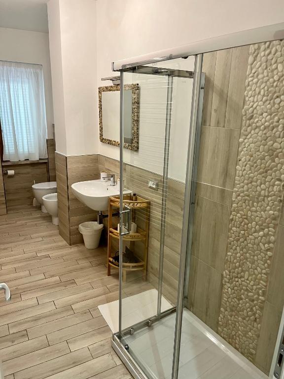 A bathroom at B&B Berlen