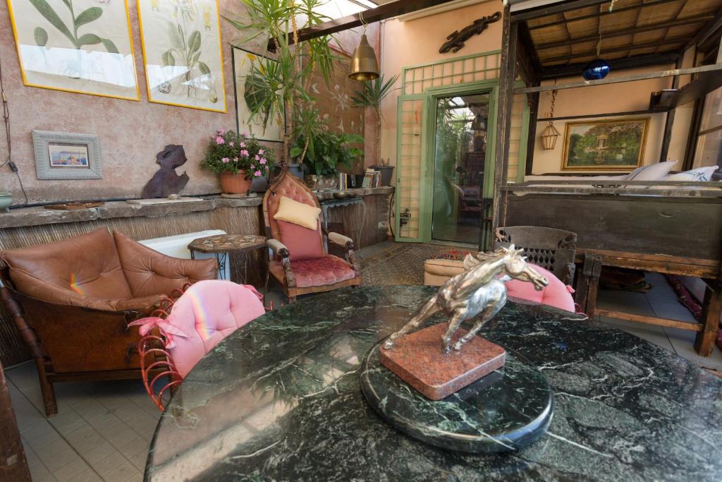 Posedenie v ubytovaní The Trastevere Penthouse Experience