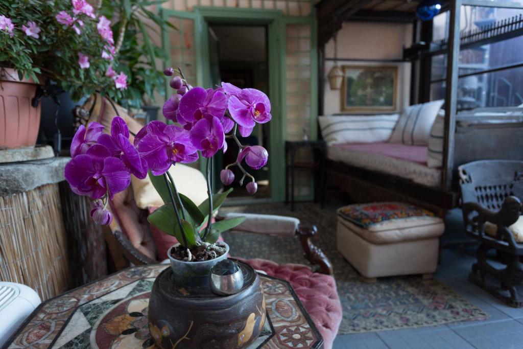 Posteľ alebo postele v izbe v ubytovaní The Trastevere Penthouse Experience