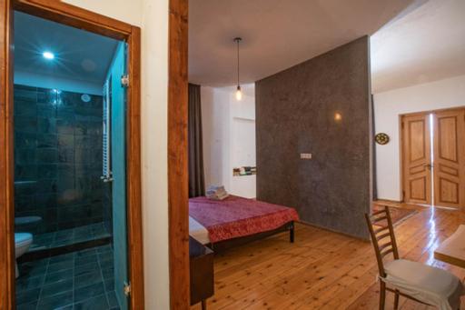 Postel nebo postele na pokoji v ubytování casa akacia
