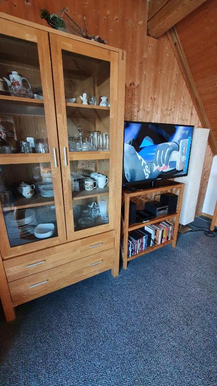 Knihovna v apartmánu