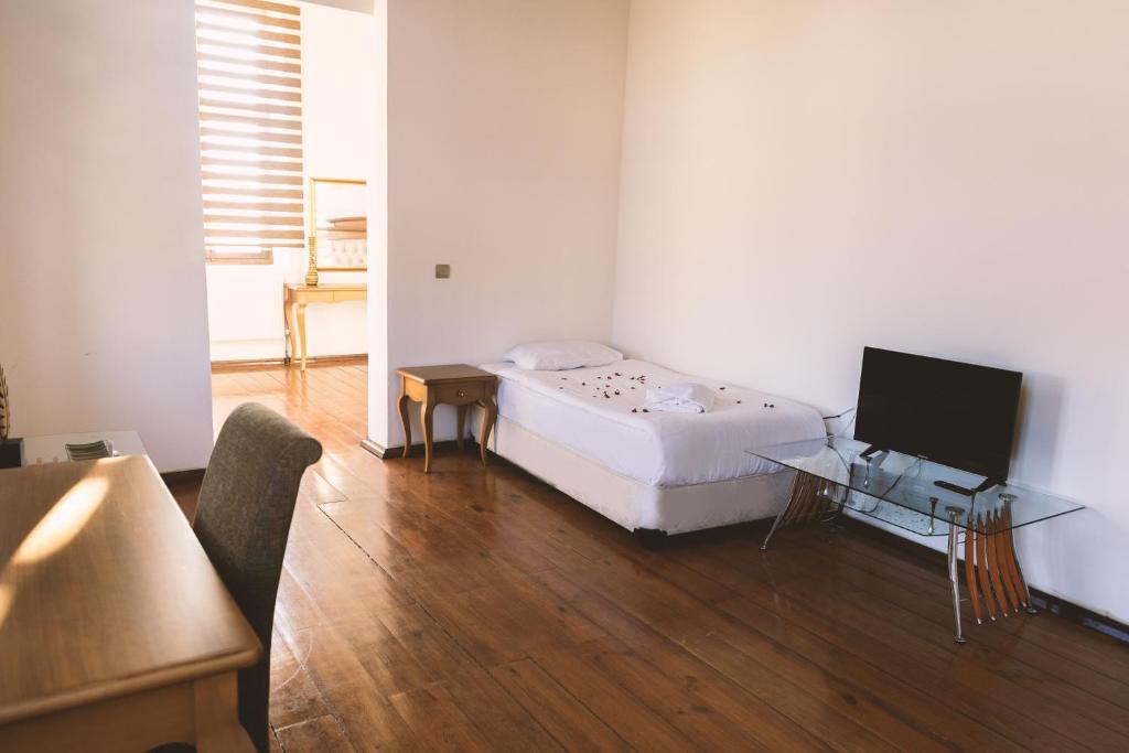 TV a/nebo společenská místnost v ubytování Thrace Konak Hotel & SPA