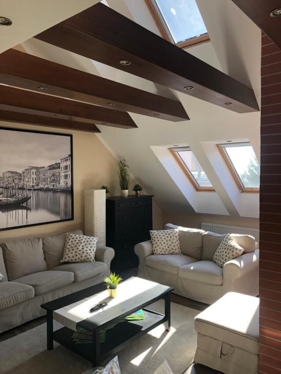 Część wypoczynkowa w obiekcie Galéria Apartmanház