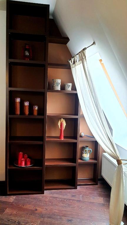 Knihovna v apartmánu