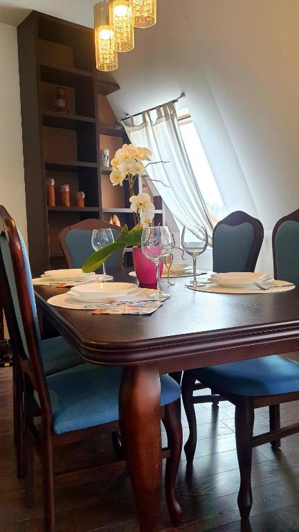 Posezení v ubytování APARTAMENT 202