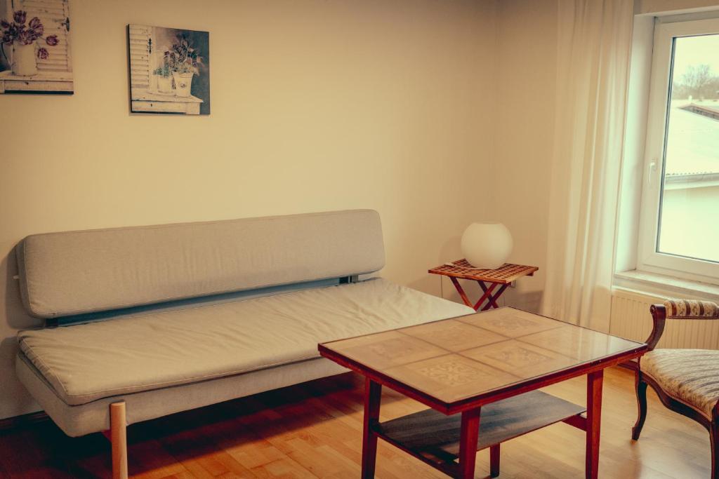 Posezení v ubytování Inselgaestehaus-Erna