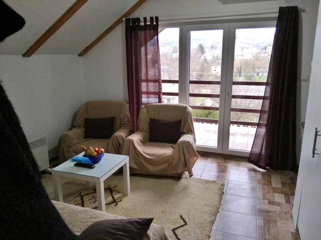 Posezení v ubytování Apartmani Zapis Vrdnik