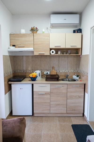 Kuchyň nebo kuchyňský kout v ubytování Apartmani Zapis Vrdnik