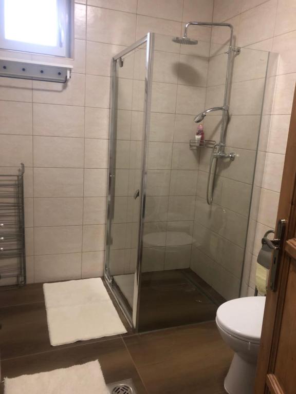 Łazienka w obiekcie Galéria Apartmanház