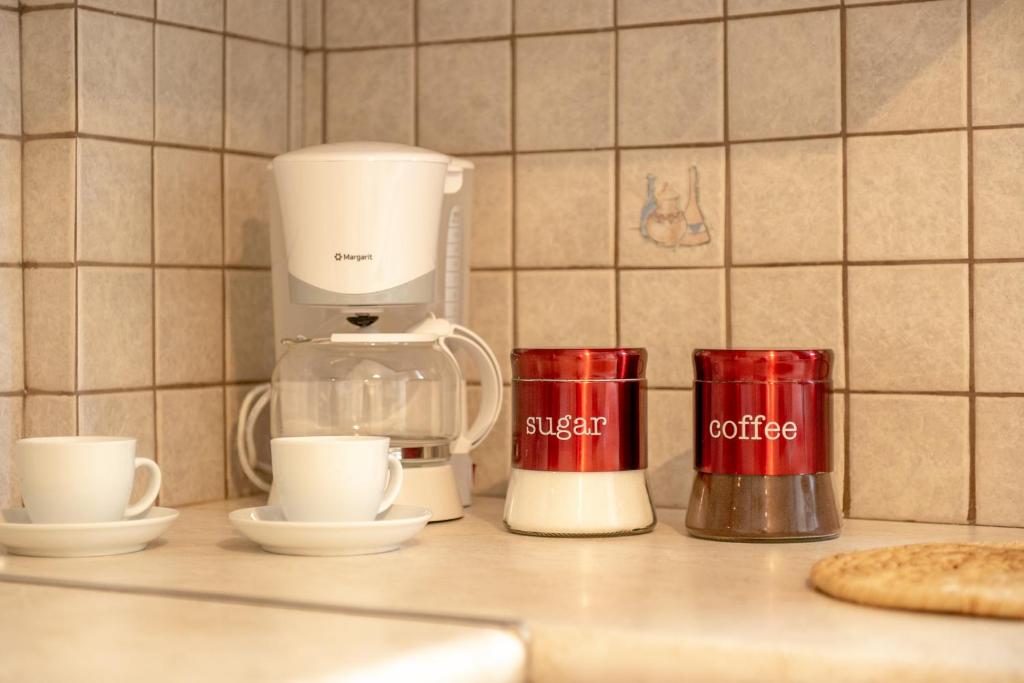 Coffee and tea making facilities at Sea Daffodil apartments