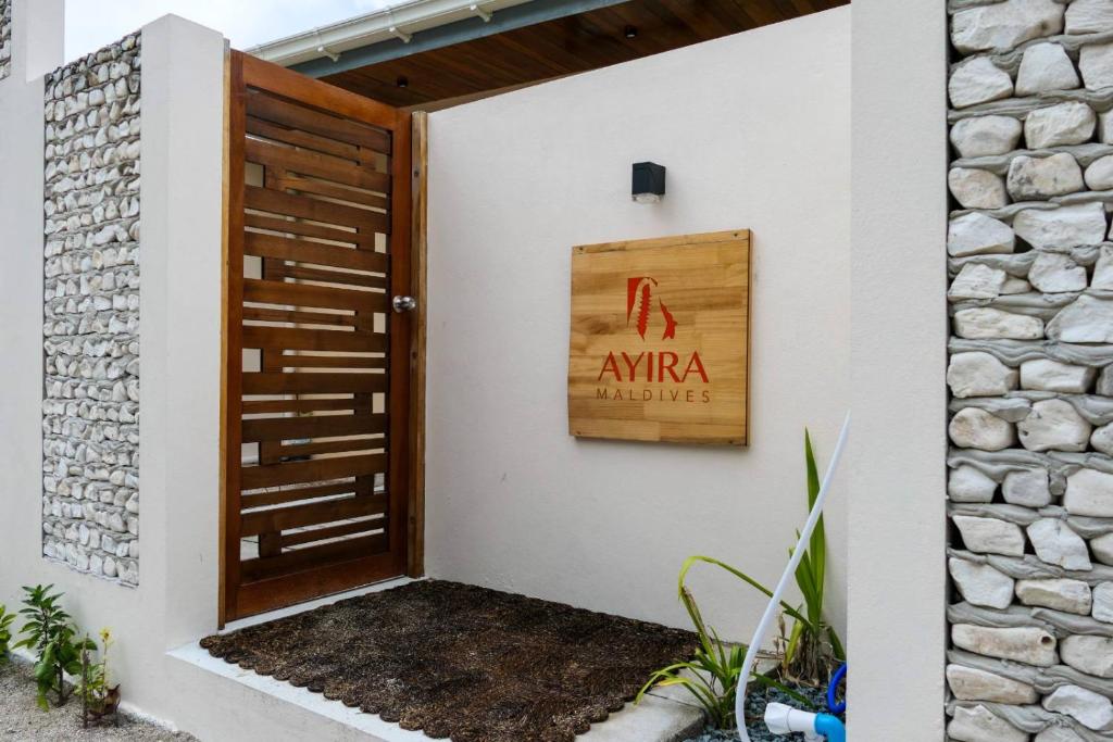 Certifikát, hodnocení, plakát nebo jiný dokument vystavený v ubytování AYIRA Maldives