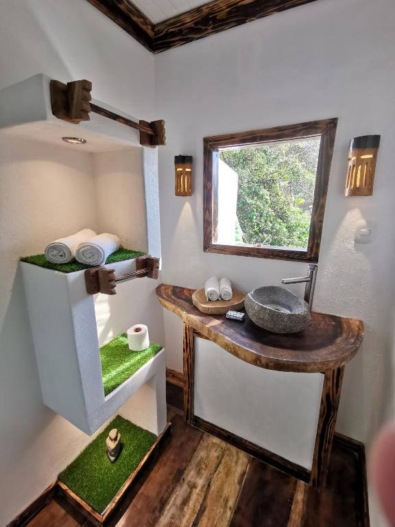 Kuchyň nebo kuchyňský kout v ubytování Glamping Tomaselli