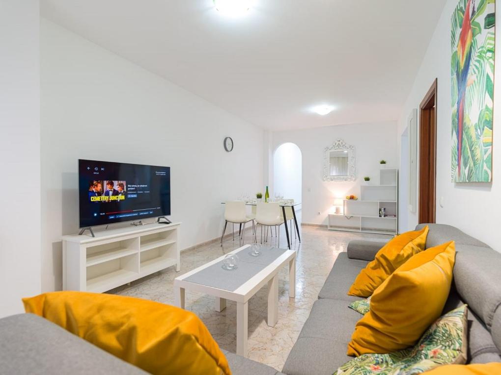 TV a/nebo společenská místnost v ubytování Surf Brothers