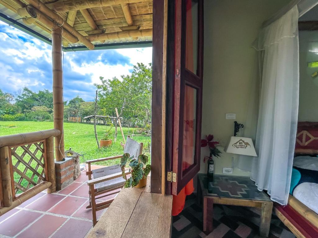 Aed väljaspool majutusasutust Cabaña Numbana San Agustín