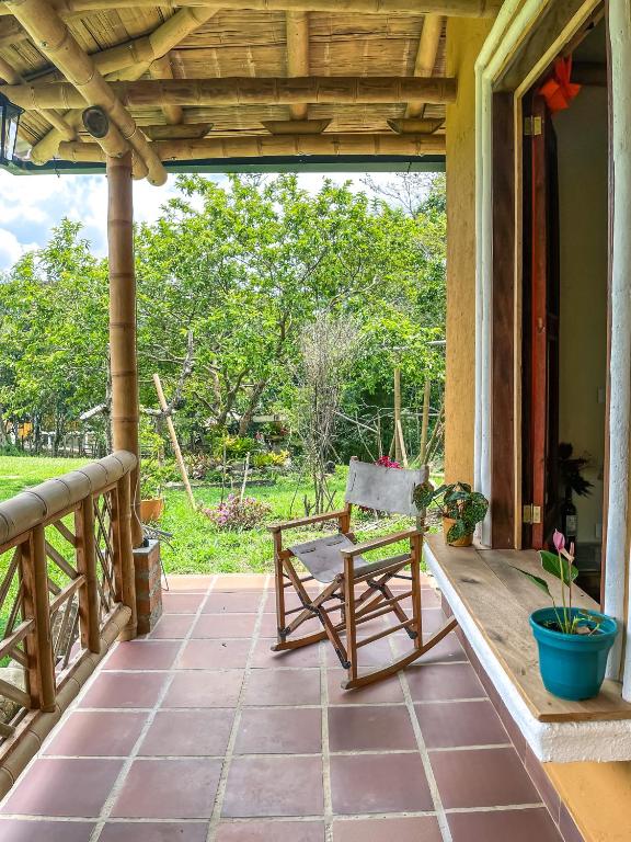 Aed väljaspool majutusasutust Cabaña Numbana San Agustín