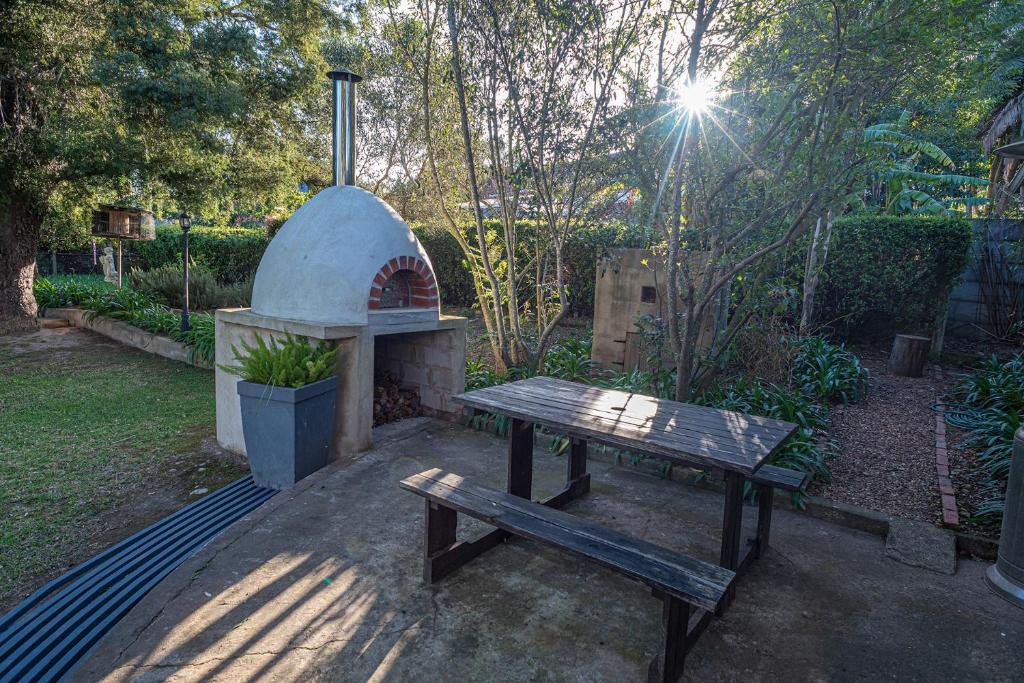 Un jardín fuera de De Oude Pastorie