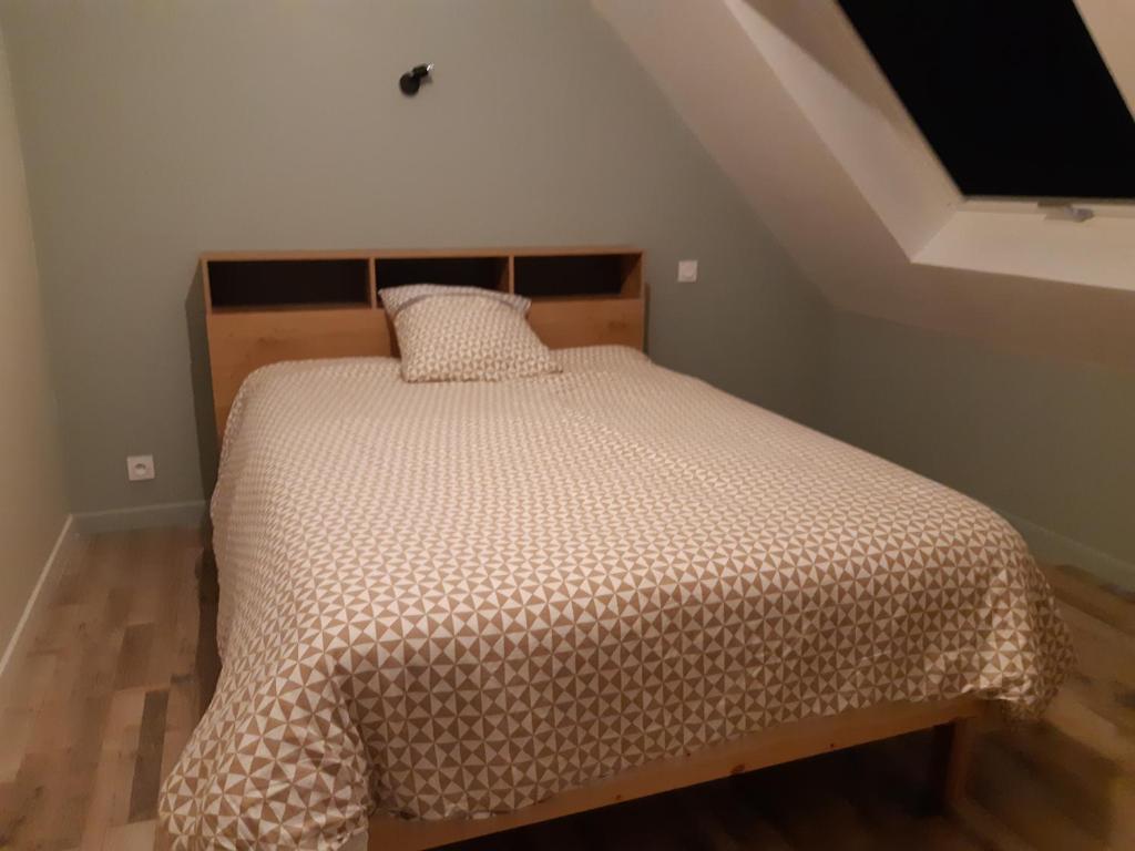 Postel nebo postele na pokoji v ubytování Maison à 200m des plages avec jacuzzi