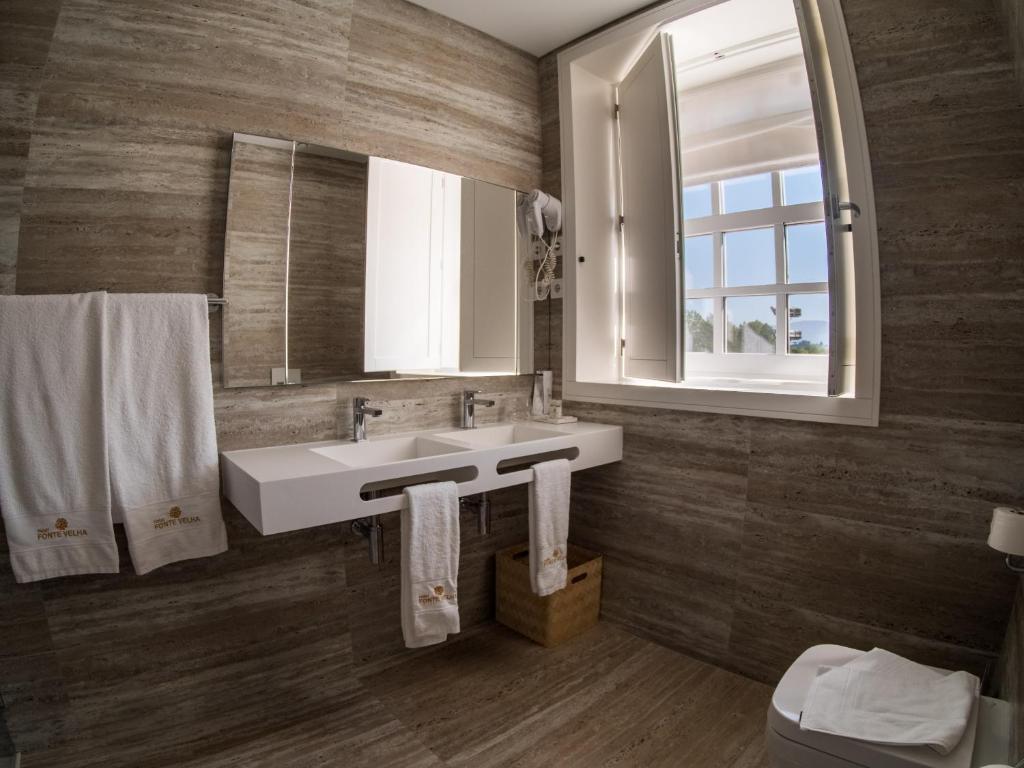 Koupelna v ubytování Hotel Fonte Velha