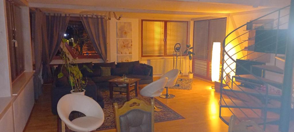 Posezení v ubytování Winzerhaus Rissweg 15