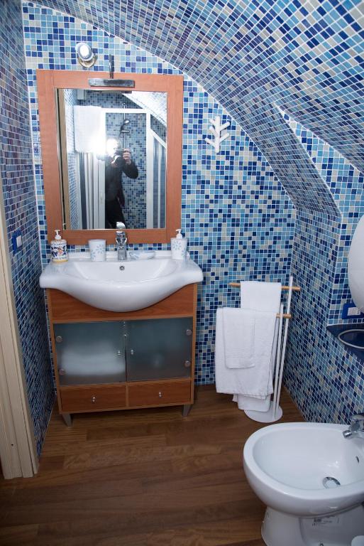 Koupelna v ubytování La Lanterna Di BaChi