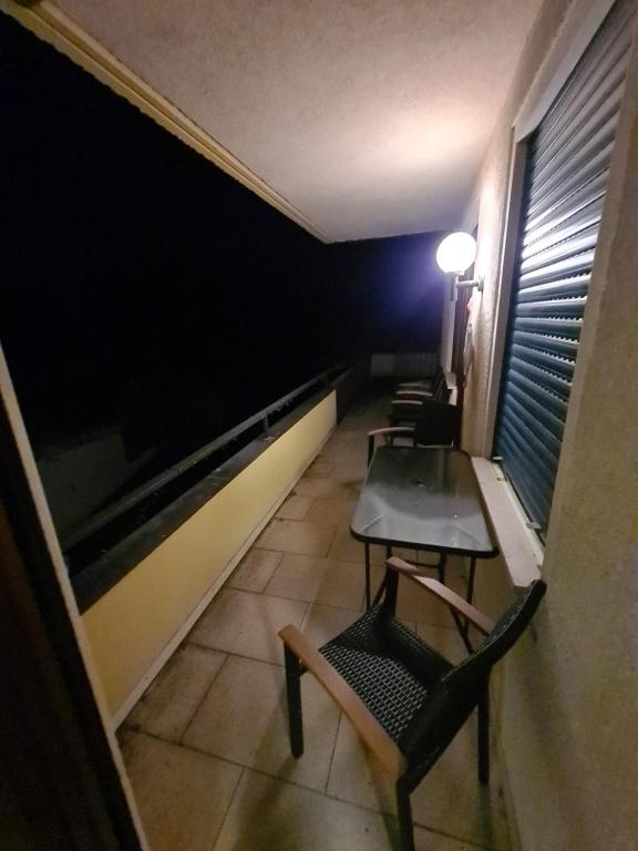 Balkón nebo terasa v ubytování Piratenbucht am Brombachsee