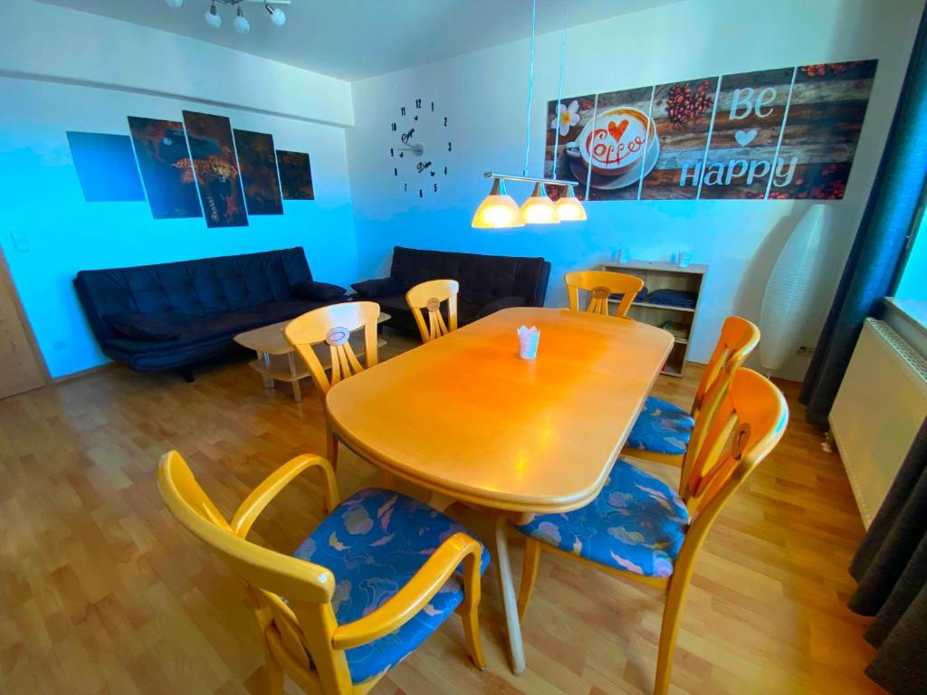 Posezení v ubytování Ferienwohnung Greiz