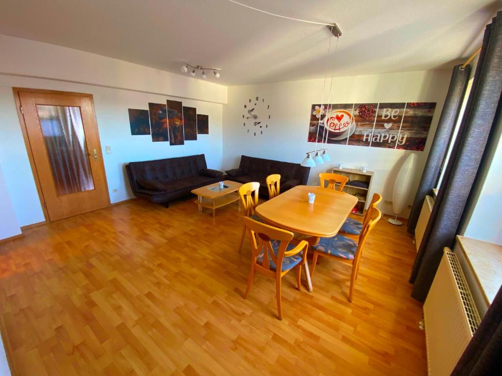 Posezení v ubytování Ferienwohnung Greiz