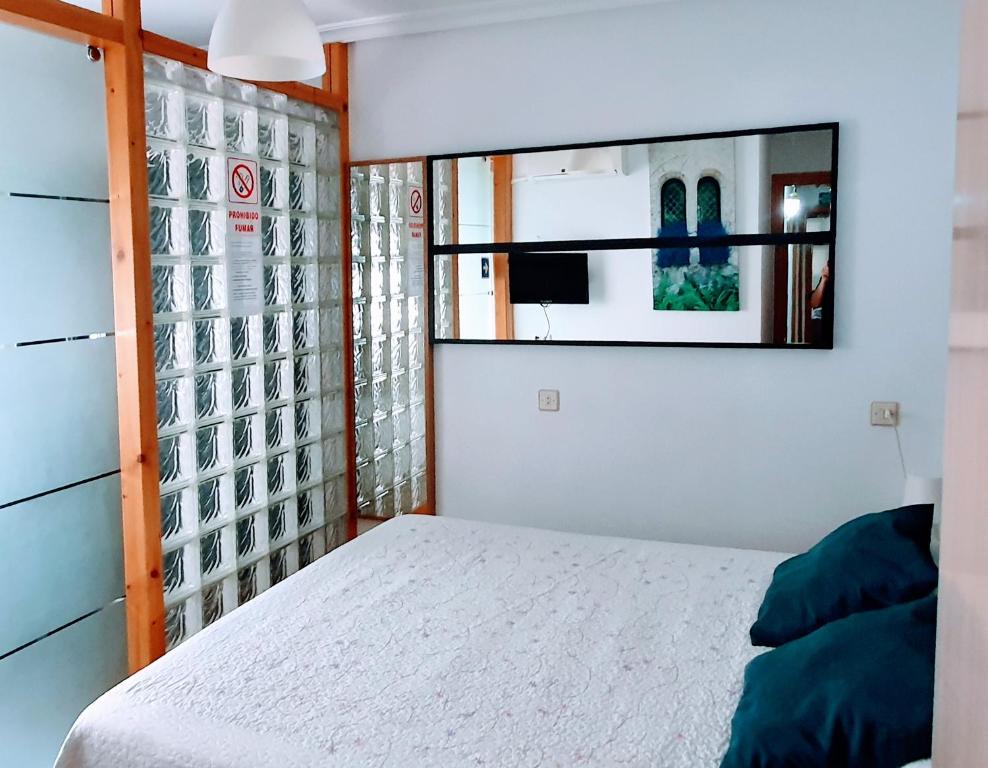 Postel nebo postele na pokoji v ubytování Iberos Jaén