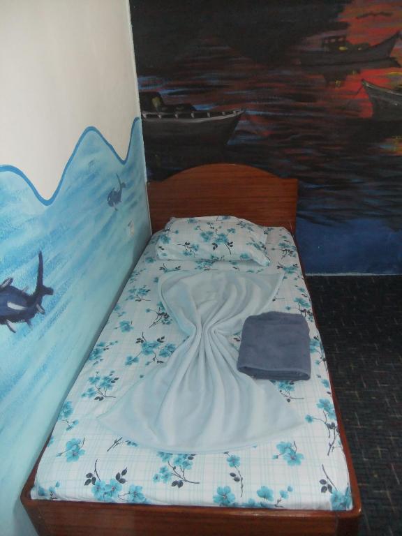 Postel nebo postele na pokoji v ubytování GökMavi Pansiyon