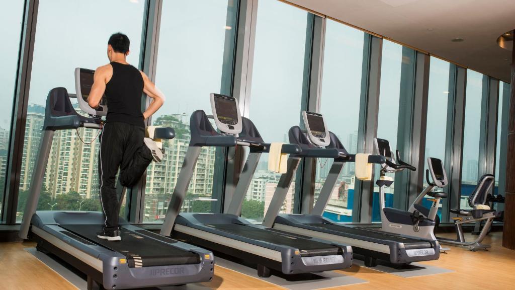 Fitness centrum a/nebo fitness zařízení v ubytování InterContinental Fuzhou