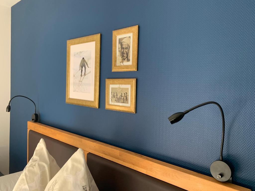 Postel nebo postele na pokoji v ubytování Landhaus Luzia
