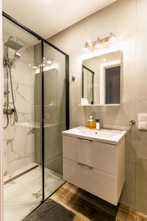 Kúpeľňa v ubytovaní Pure Home Apartments - Gwiaździsta