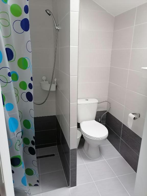 Koupelna v ubytování Apartmány Amália