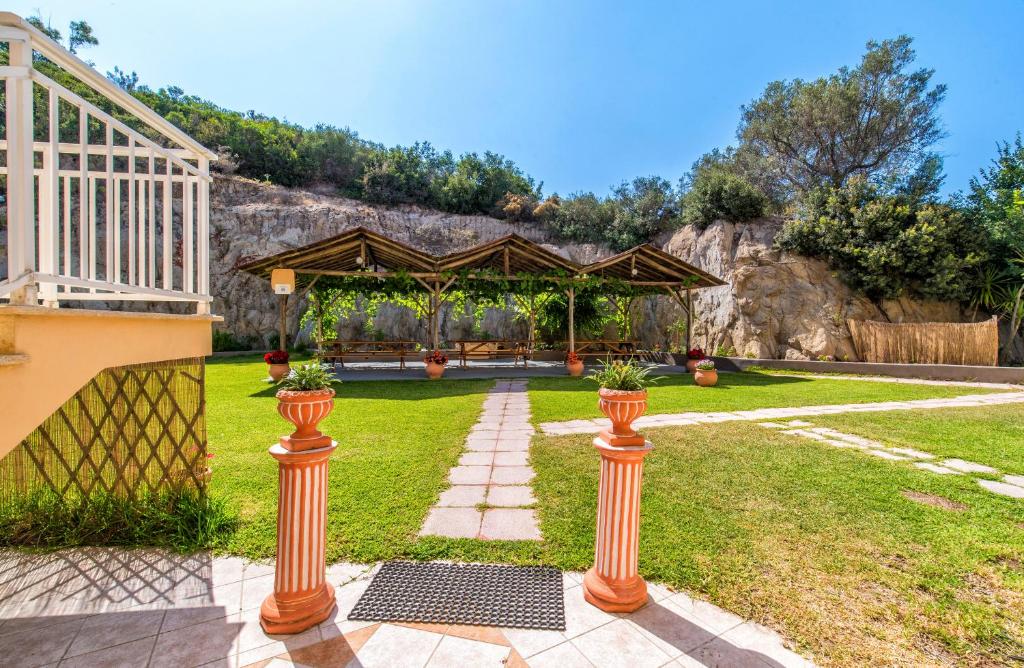 Zahrada ubytování House Meltemi
