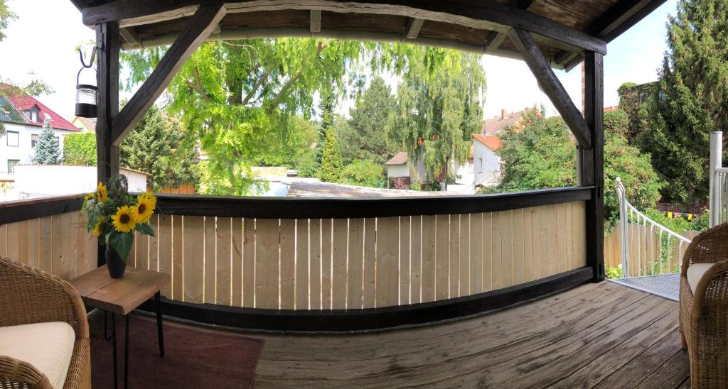 Balkón nebo terasa v ubytování Quartier Nr.1