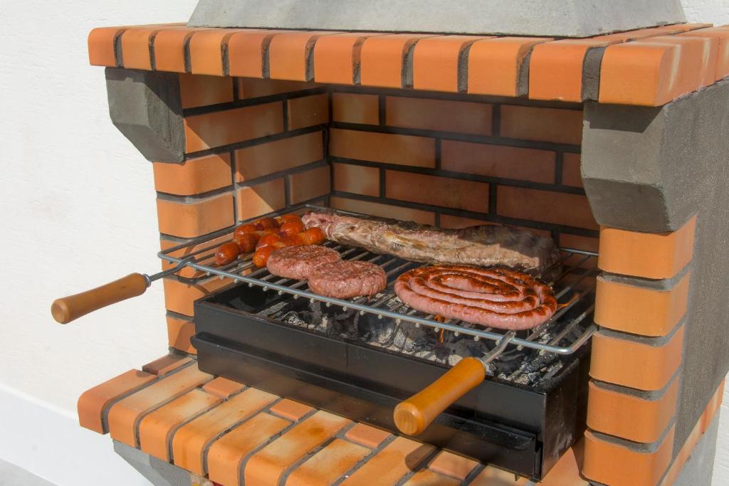 Gril dostupný pro hosty v prázdninového domu