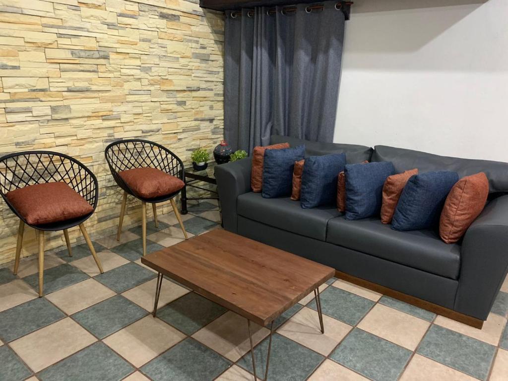 Posezení v ubytování Hotel posada MARCAS