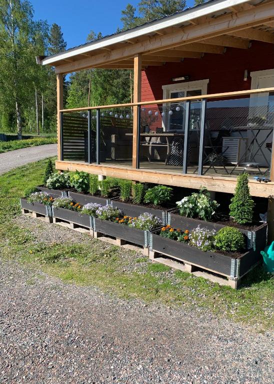 Zahrada ubytování Backes Lillstuga
