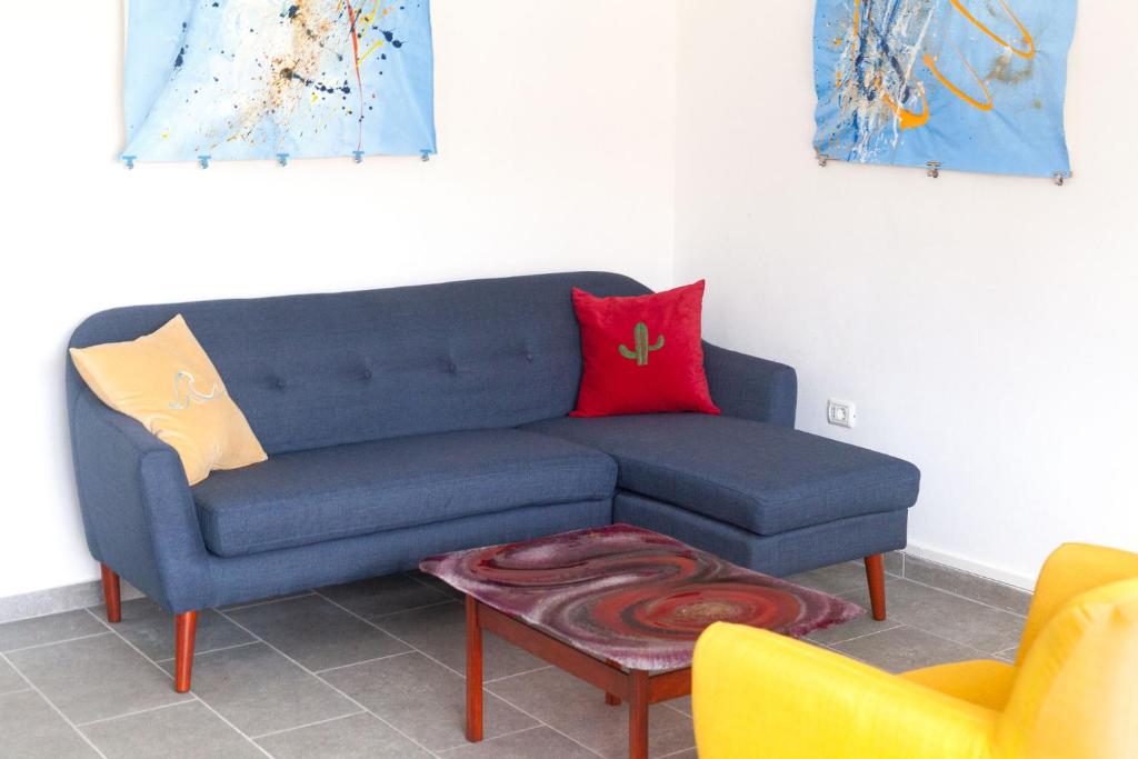 Posezení v ubytování Finca La Punta