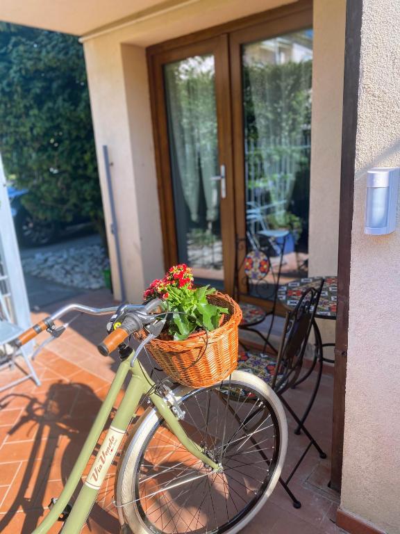 A balcony or terrace at Casa Luba