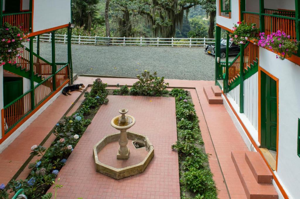 Zahrada ubytování Hacienda Charrascal Coffe Farm
